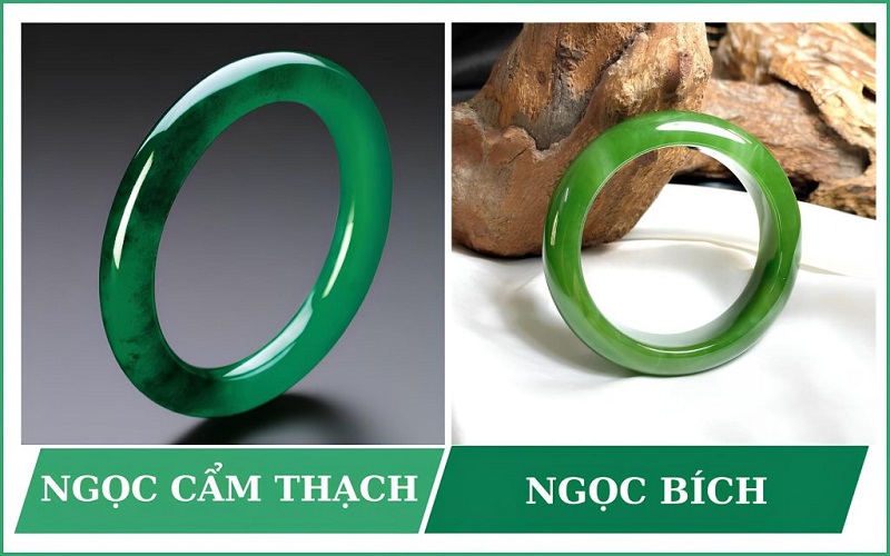 Ngọc bích và Cẩm thạch khác nhau như thế nào?